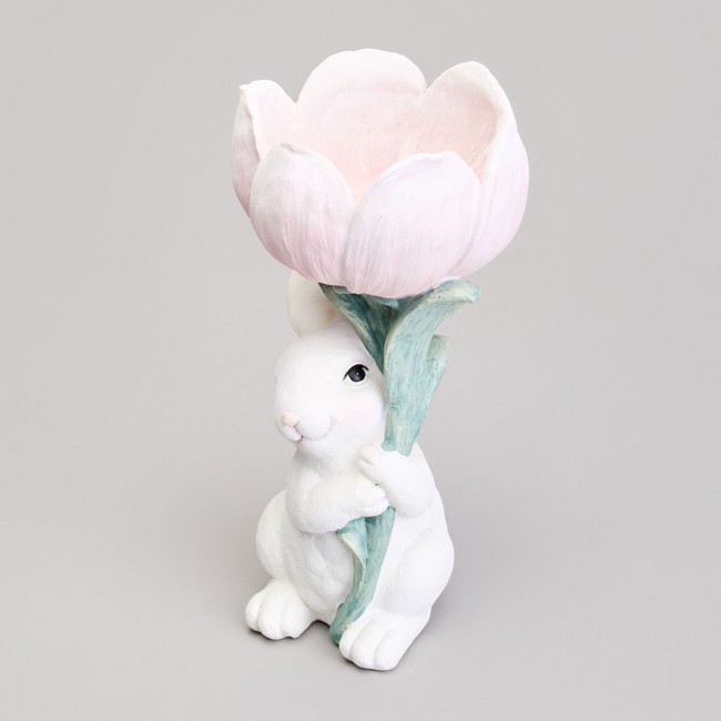 Фигурка декоративная "кролик" 10,5х9,7х20,7 см Lefard (41-539)