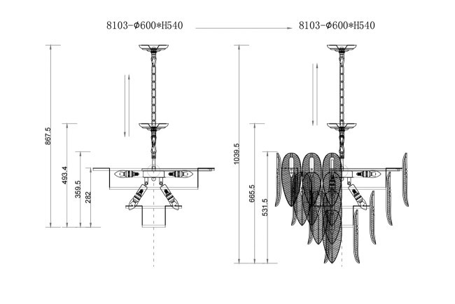 Люстра подвесная D600*H54см (TT-00008811) Люстра подвесная D600*H54см (TT-00008811)