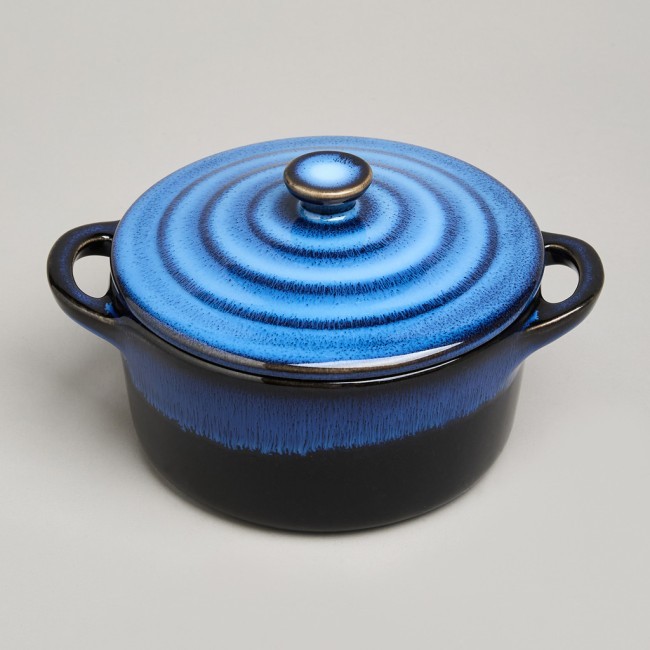 Горшочек для запекания reactive blue 18,5*14,5*6,5/10см 600 мл Agness (780-132) Горшочек для запекания reactive blue 18,5*14,5*6,5/10см 600 мл Agness (780-132)