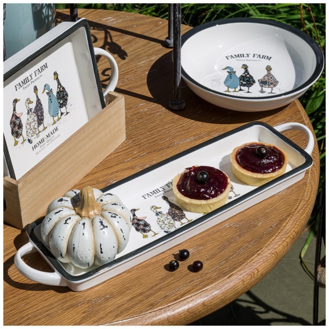 Блюдо с ручками lefard "family farm" прямоуг. 42*12*3,5 см Lefard (263-1259)