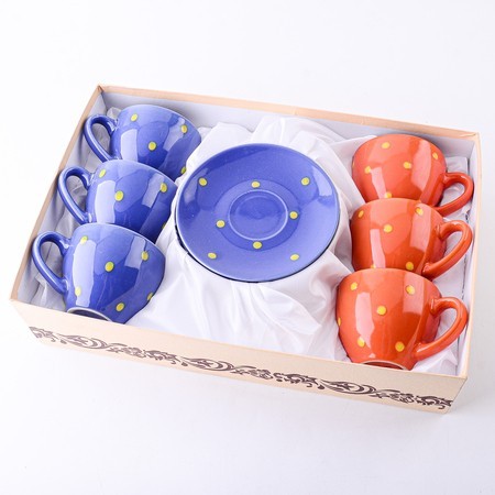 Чайный сервиз на 6 персон 250 мл 12 пр керамика LR (9-27581-7) Чайный сервиз на 6 персон 250 мл 12 пр керамика LR (9-27581-7)