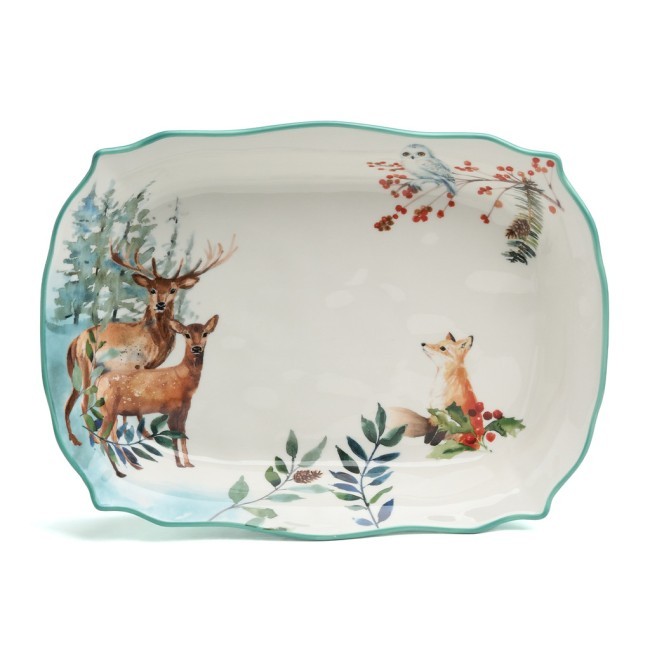 Блюдо прямоугольное lefard "лесная сказка" 32,5*24,5*6,5 см Lefard (409-413) Блюдо прямоугольное lefard "лесная сказка" 32,5*24,5*6,5 см Lefard (409-413)