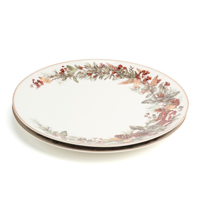 Набор тарелок обеденных lefard "морозко" 2 шт. 27 см Lefard (85-2039-1)