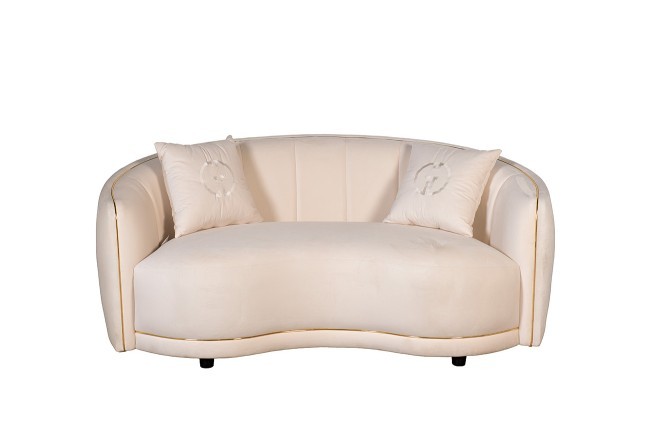 Диван двухместный бежевый 187*106*79см (TT-00012648)