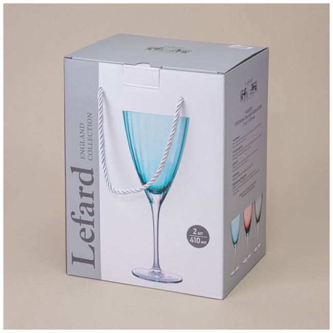 Набор бокалов для вина из 2 шт "mirage" emerald 410 мл Lefard (693-022) Набор бокалов для вина из 2 шт "mirage" emerald 410 мл Lefard (693-022)