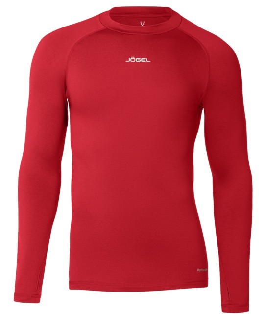 Джемпер компрессионный утепленный JÖGEL CAMP PerFormDRY Baselayer Top Warm, красный (2129073)