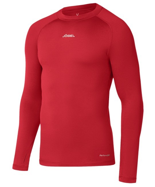 Джемпер компрессионный утепленный JÖGEL CAMP PerFormDRY Baselayer Top Warm, красный (2129073)