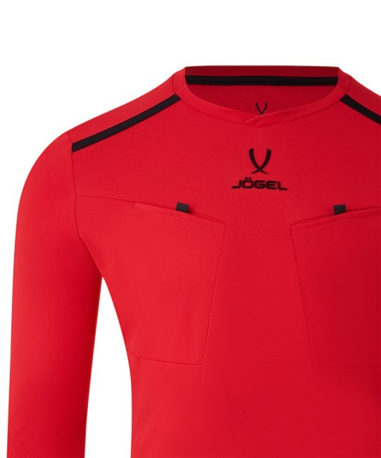 Футболка судейская с длинным рукавом JOGEL DIVISION PerFormDRY Referee LS Tee, красный (2123310) Футболка судейская с длинным рукавом JOGEL DIVISION PerFormDRY Referee LS Tee, красный (2123310)