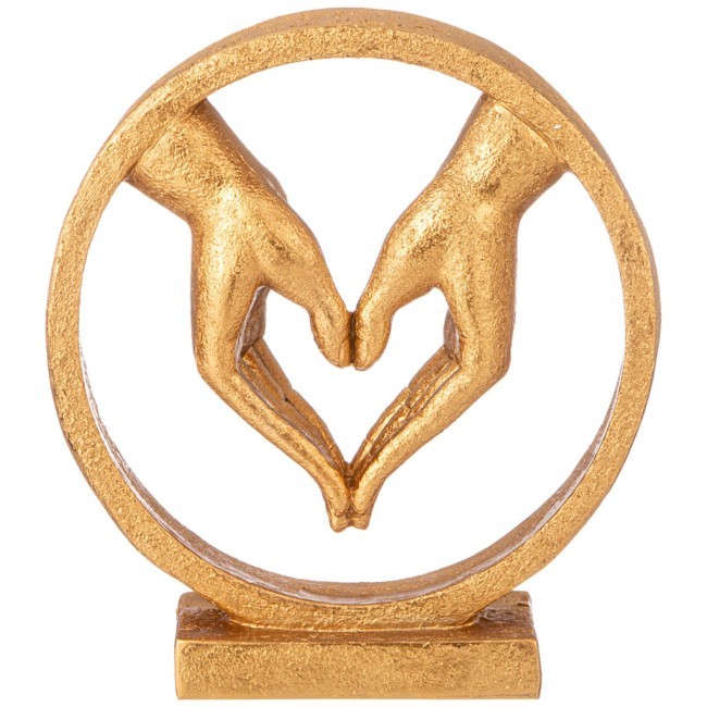 Фигурка декоративная "сердце из рук" 20х6,5х22 см Lefard (146-2070)