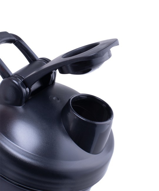 Шейкер с металлическим венчиком STARFIT FB-200, сферическое дно, серый/черный (1123615) Шейкер с металлическим венчиком STARFIT FB-200, сферическое дно, серый/черный (1123615)