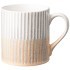 Кружка бело-бежевая 530 мл Bronco (756-415)