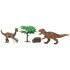 Динозавры и драконы для детей серии "Мир динозавров": тираннозавр, теризинозавр (набор фигурок из 4 предметов) (MM206-018)