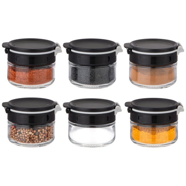 Набор емкостей для специй 6шт 85мл agness Agness (671-103)