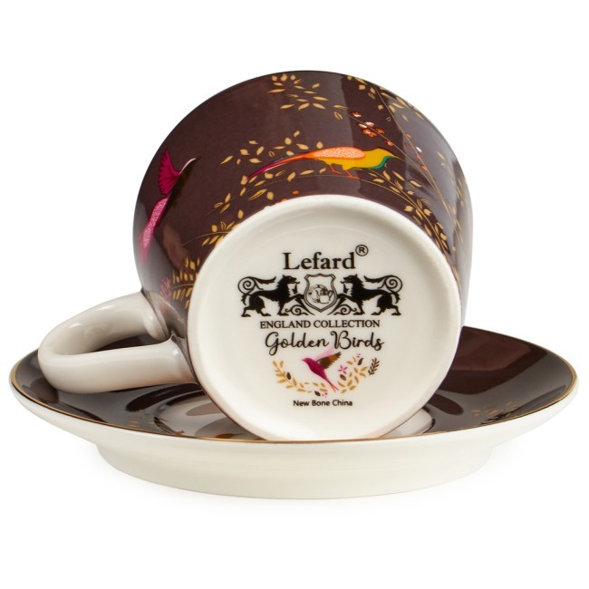Кофейный набор lefard "golden birds" на 2 пер. 4 пр. 120 мл Lefard (419-132) Кофейный набор lefard "golden birds" на 2 пер. 4 пр. 120 мл Lefard (419-132)