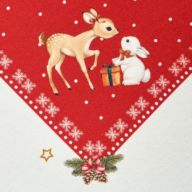 Скатерть "с новым годом" 140х300см ,красный, 100% хлопок,твил пропитка Lefard (850-763-22) Скатерть "с новым годом" 140х300см ,красный, 100% хлопок,твил пропитка Lefard (850-763-22)