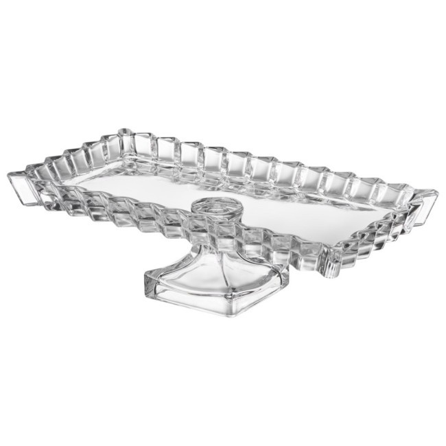 Блюдо сервировочное "crystality" на ножке 28,5*15*9 см Lefard (345-511) Блюдо сервировочное "crystality" на ножке 28,5*15*9 см Lefard (345-511)