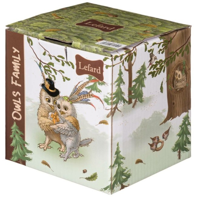 Банка с крышкой lefard "совы" 11*10 см 500 мл Lefard (86-2459)