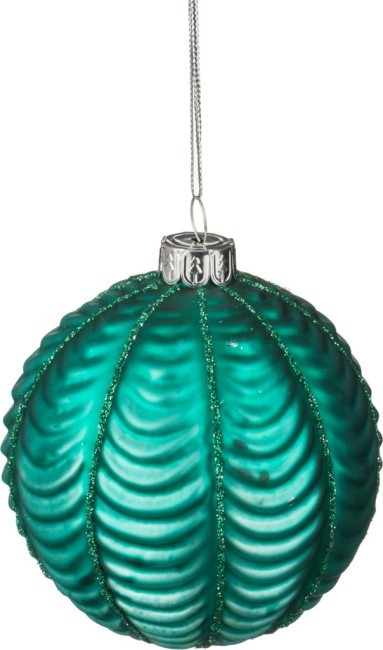 Декоративное изделие шар стеклянный диаметр=8 см. высота=9 см. цвет: тиффани Dalian Hantai (D-862-123) 