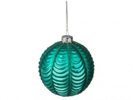 Декоративное изделие шар стеклянный диаметр=8 см. высота=9 см. цвет: тиффани Dalian Hantai (D-862-123) 