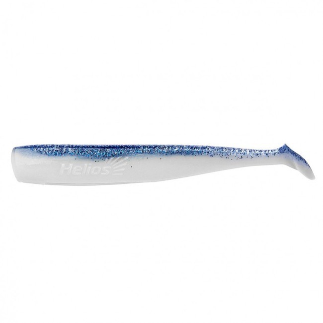 Виброхвост Helios Chebak 3,15"/8 см, цвет Blue Sparkles & White 7 шт HS-3-026 (77549)