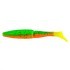 Виброхвост Helios Guru 5,0"/12,7 см, цвет Pepper Green & Orange LT 5 шт HS-31-032 (77654)
