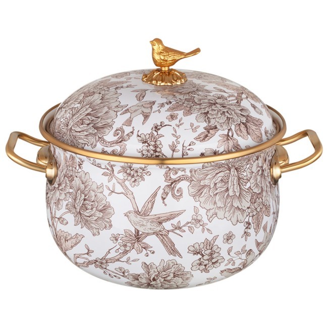 Набор кастрюль lefard эмалированных серия royal garden, 6пр. 2,1л, 2,8л и 3,8л Lefard (950-776)