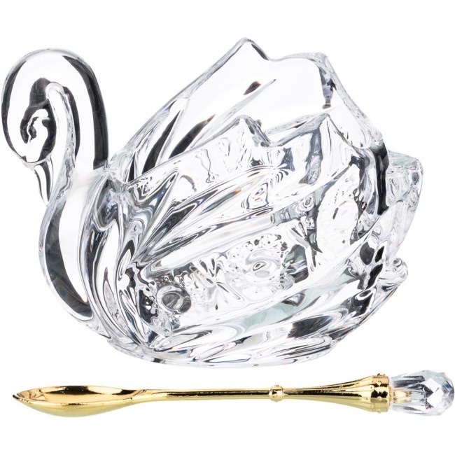 Икорница "muza crystal" с ложкой 11*7*8,5 см. Lefard (355-273) Икорница "muza crystal" с ложкой 11*7*8,5 см. Lefard (355-273)