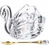 Икорница "muza crystal" с ложкой 11*7*8,5 см. Lefard (355-273)