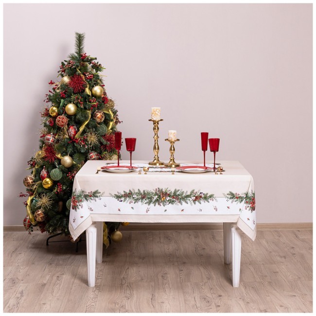 Скатерть "celebration" 140х300см ,бежевый,100% хлопок с пропиткой,твил Lefard (850-734-25) Скатерть "celebration" 140х300см ,бежевый,100% хлопок с пропиткой,твил Lefard (850-734-25)