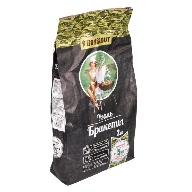Уголь брикет Boyscout 2 кг 61059 (62805)