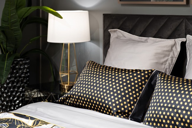 Комплект наволочек Тропики 50*70 золото/черный (2шт) (TT-00012121)