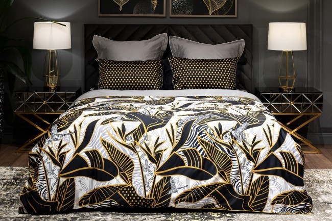 Комплект наволочек Тропики 50*70 золото/черный (2шт) (TT-00012121)