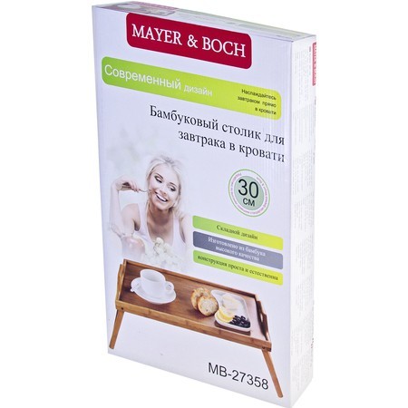 Столик для завтрака 50х30см Бамбук Mayer&Boch (27358) Столик для завтрака 50х30см Бамбук Mayer&Boch (27358)