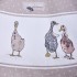 Скатерть круглая "family farm" 190 см ,100% хлопок, капучино ,твил, пропитка SANTALINO (850-749-22)