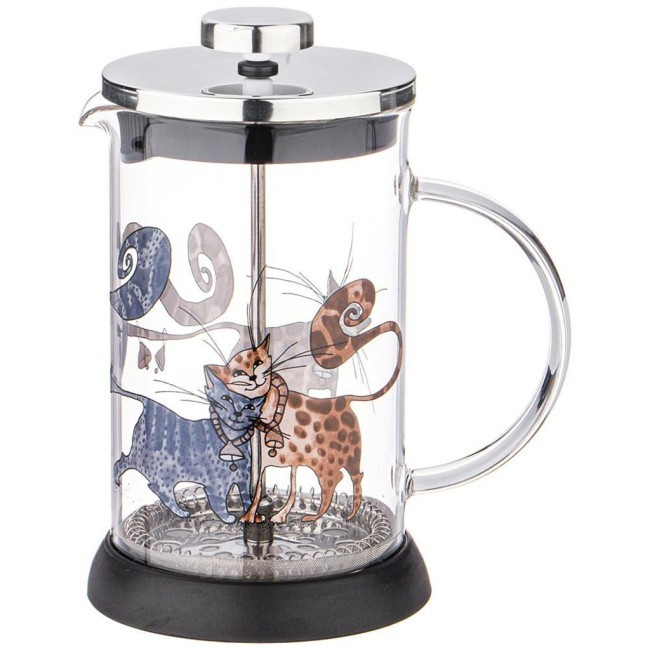 Френч-пресс agness "котики" 600 мл Agness (894-121) Френч-пресс agness "котики" 600 мл Agness (894-121)