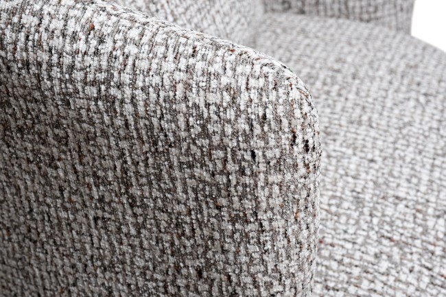 Кресло Verona вращающееся, шенилл серый Seppia-SER/бронза 70*77*80см (TT-00016268)