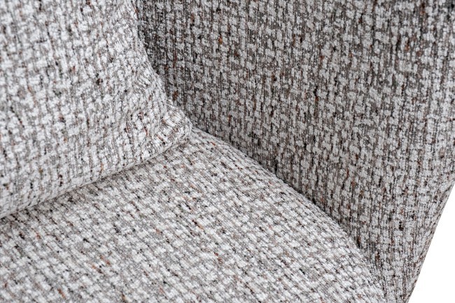 Кресло Verona вращающееся, шенилл серый Seppia-SER/бронза 70*77*80см (TT-00016268)