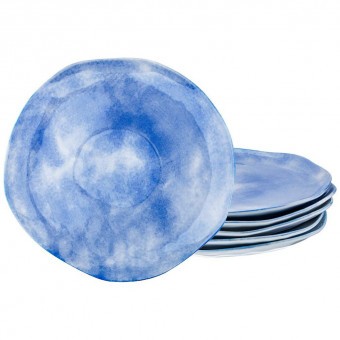 Набор тарелок обеденных lefard "парадиз" 6 шт. 26 см голубая лагуна Lefard (189-214)