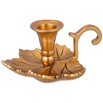 Подсвечник декоративный "лист" 15х11х7 см Lefard (146-2069)