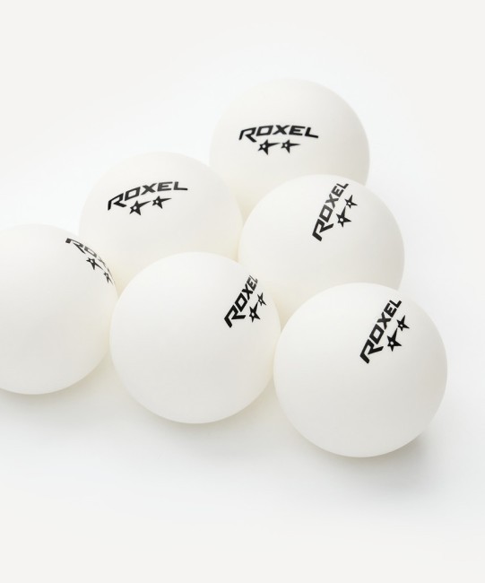 Мяч для настольного тенниса Roxel 2* Swift, белый, 6 шт. (610662) Мяч для настольного тенниса Roxel 2* Swift, белый, 6 шт. (610662)