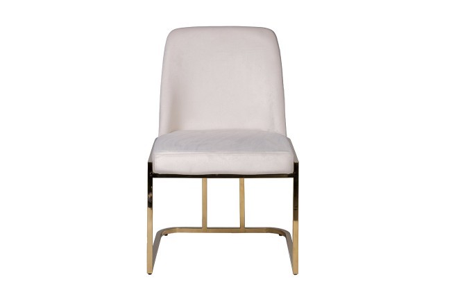 Стул велюр кремовый/золото 54*56*89см (TT-00004859)