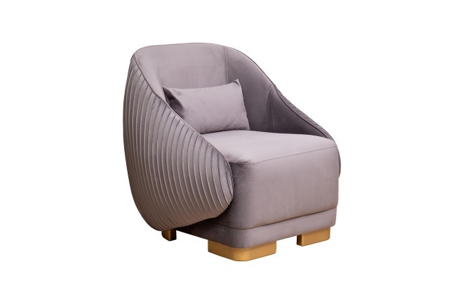 Кресло Palazzo серое Ром504+Ром504 81*81*79см (TT-00012933)