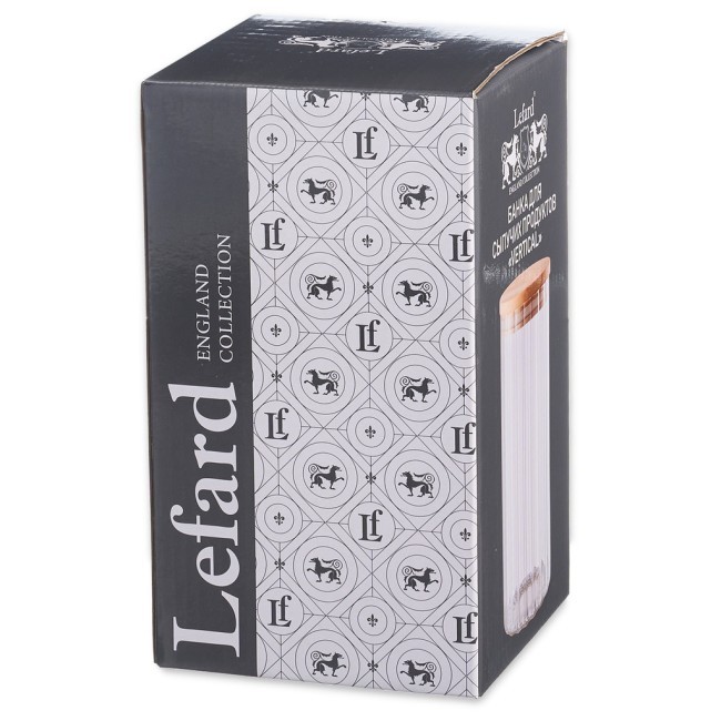 Банка для сыпучих продуктов "vertical" 1200 мл/10х18,5 см Lefard (675-125) Банка для сыпучих продуктов "vertical" 1200 мл/10х18,5 см Lefard (675-125)