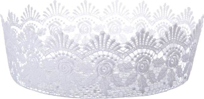 Корзинка белая диаметр=30 см, высота=10 см без упаковки Lefard (120-100) Корзинка белая диаметр=30 см, высота=10 см без упаковки Lefard (120-100)