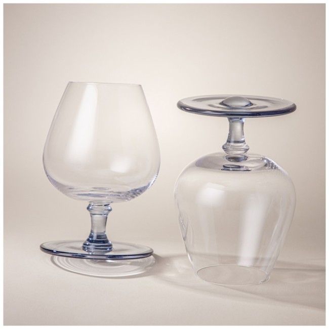 Набор бокалов для коньяка из 2 шт "crazy balance" blue 600 мл Lefard (693-015)