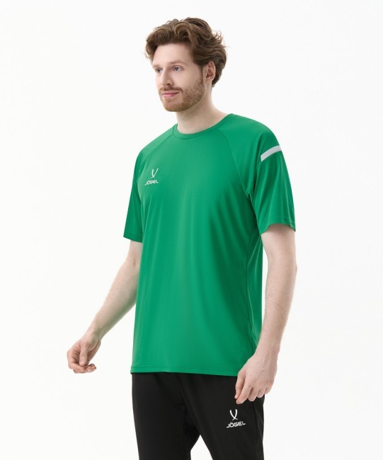 Футболка тренировочная JOGEL CAMP 2 Training Poly Tee, зеленый/белый (2121622) Футболка тренировочная JOGEL CAMP 2 Training Poly Tee, зеленый/белый (2121622)