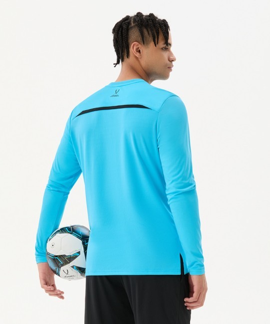 Футболка судейская с длинным рукавом JOGEL DIVISION PerFormDRY Referee LS Tee, голубой (2123304) Футболка судейская с длинным рукавом JOGEL DIVISION PerFormDRY Referee LS Tee, голубой (2123304)