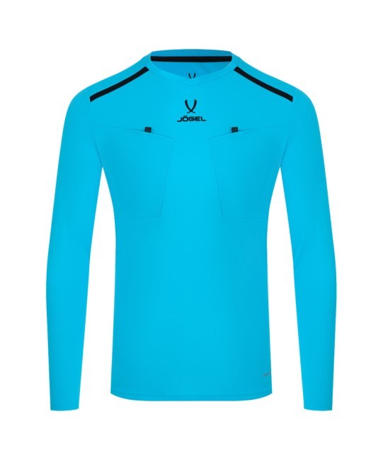 Футболка судейская с длинным рукавом JOGEL DIVISION PerFormDRY Referee LS Tee, голубой (2123304) Футболка судейская с длинным рукавом JOGEL DIVISION PerFormDRY Referee LS Tee, голубой (2123304)