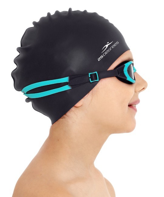 Шапочка для плавания 25DEGREES Nuance Black, силикон, подростковый (1433292) Шапочка для плавания 25DEGREES Nuance Black, силикон, подростковый (1433292)