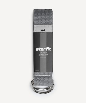 Ремень для йоги STARFIT YB-100 240 см, темно-серый (2113734) Ремень для йоги STARFIT YB-100 240 см, темно-серый (2113734)